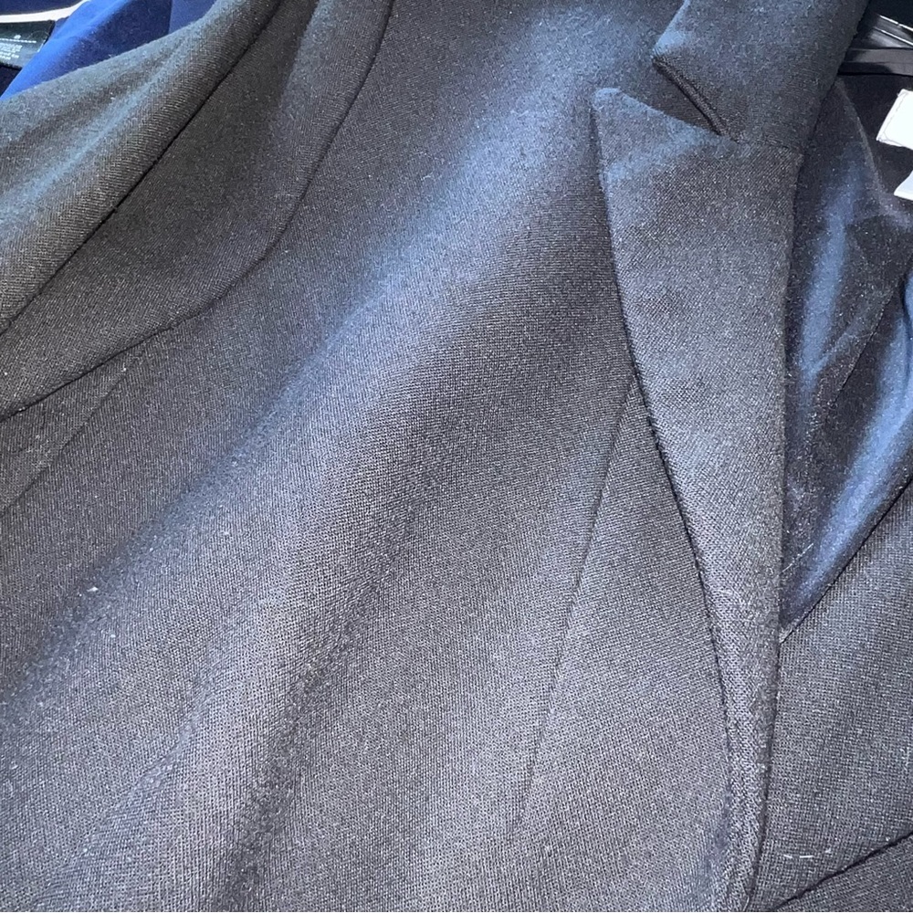 Loft Size 6 Blazer Black Two Button suit jacket - Picture 5 of 6